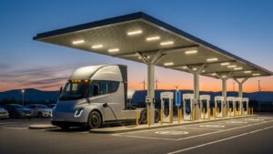 Autonomía del camión eléctrico e híbrido: hacia una logística sostenible