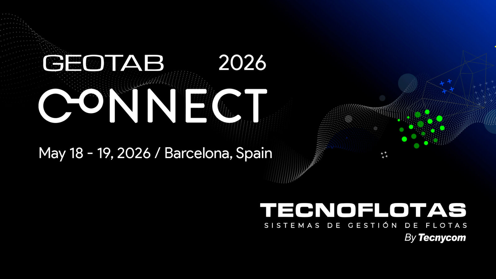 Tecnoflotas estará presente en Geotab Connect Europe 2026 como Bronze Sponsor